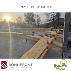 Assemblage charpente lamé collé