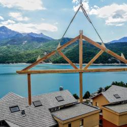 Charpente traditionnelle En douglas hors aubier