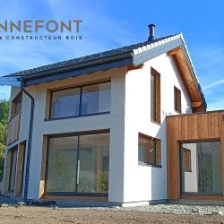 maison ossature bois laisse de bois