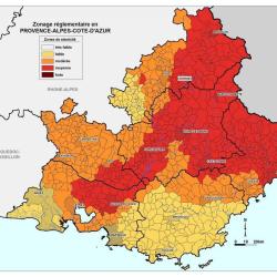 Zones de risque sismique Hautes-Alpes