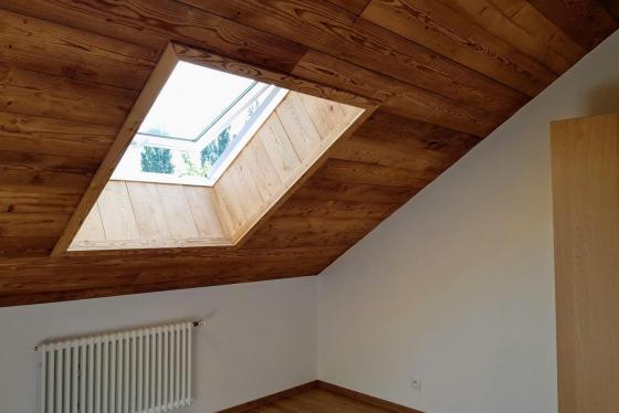 Chambre en sous pente