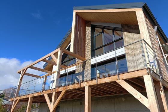 maison en balle de riz