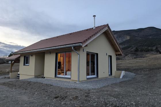 maison en laine de bois