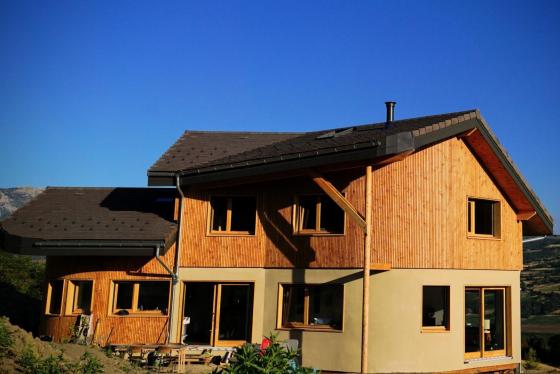 Ossature bois isolée en 26cm de laine de bois